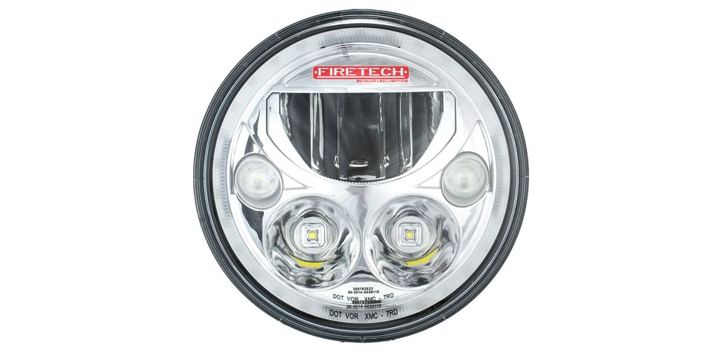 HiViz LED 5.75" Round Head Light 