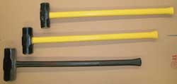 Sledgehammers Shown with Fiberglass handles