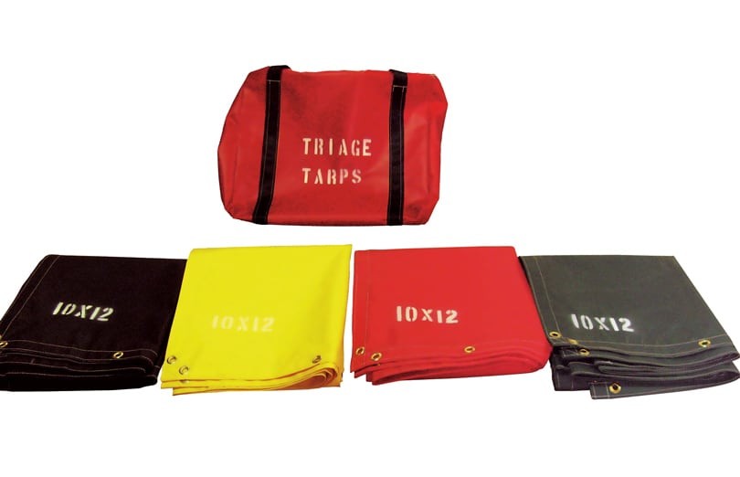 Triage Tarps Set of (4) With Bag