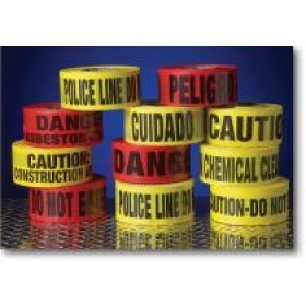 Barricade Safety Tape 3" X 1000' 3 Mill