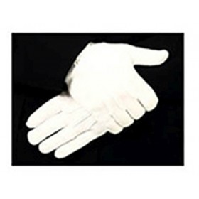 Hero's Pride 8780W Parade Gloves, Nylon Stretch with Raised Pointing, Snap
