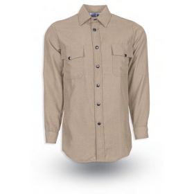 Topps SH15 Nomex® Long Sleeve Snap-Front Shirt Navy