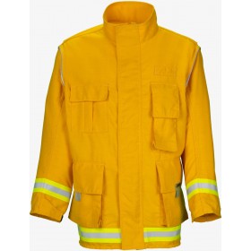 Lakeland Wildland Fire Coat 9 oz. Yellow FR Indura