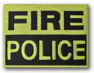 Reflective Fire Police Patch