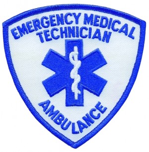 EMERGENCY MEDICAL TECHNICIAN AMBULANCE Shoulder Patch 