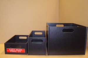 Sensible Produces Black Poly Storage Boxes
