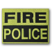 Reflective Fire Police Patch