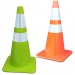 Green & Orange Cones with a 6" & 4" Reflective Collars