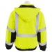 W106 ERB Safety Bomber Jacket  Lime Over Black