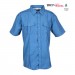 SH-96 Topps Public Safety NFPA Short Sleeve Shirt Medium Blue