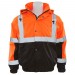 W106 ERB Safety Bomber Jacket  Orange Over Black